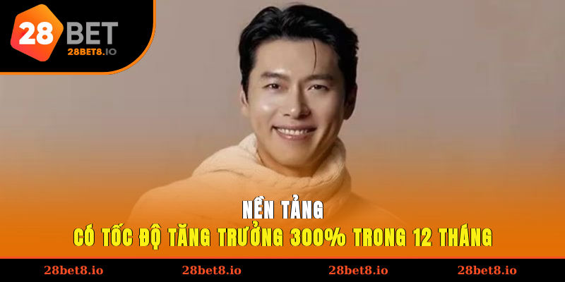 Nền tảng có tốc độ tăng trưởng 300% trong 12 tháng